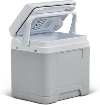 DnA® Koelbox Elektrisch 12v 230 Volt - Koelbox - Koelbox Elektrisch - Grijs - 45cm x 28cm x 32cm