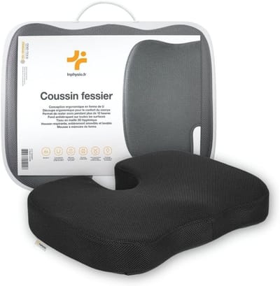 Ergonomisch U-vormig Stuitkussen van Geheugenschuim - Comfortabel Zitkussen met Antislip en Hygiënisch Design