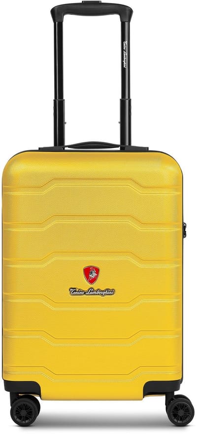 Tonino Lamborghini Bologna 4 wielen Cabinewagen S 53 cm - Harde bagage - Combinatieslot - yellow