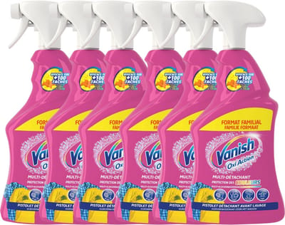 Vanish Vlekverwijderaar 4-in-1 Spray 940ml - 6 Stuks - Voordeelverpakking