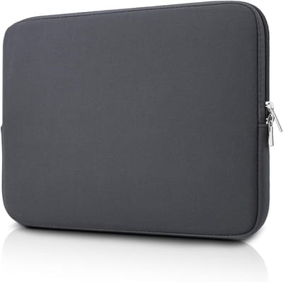 13-inch laptophoes geschikt voor 13-inch MacBook Air Pro M3 M2 M1 13,3-inch Chromebook-laptop, gevoerde laptophoes voor unisex - grijs