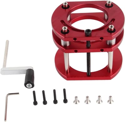 Router Lift met 4 Klemmen voor Routertafel - Verstelbaar Hefsystem voor Precisie en Stabiliteit