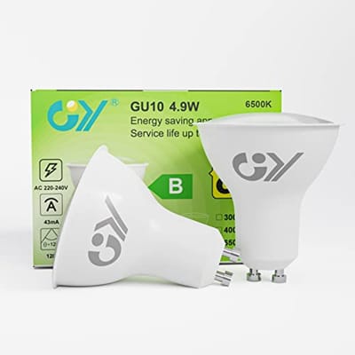 GY Led Lampen Gu10 Lamp Light Bulb Ledlamp Ledlampen Lampjes Niet-Dimbare 4,9W 790 Lumen 6500K 2 Stuks