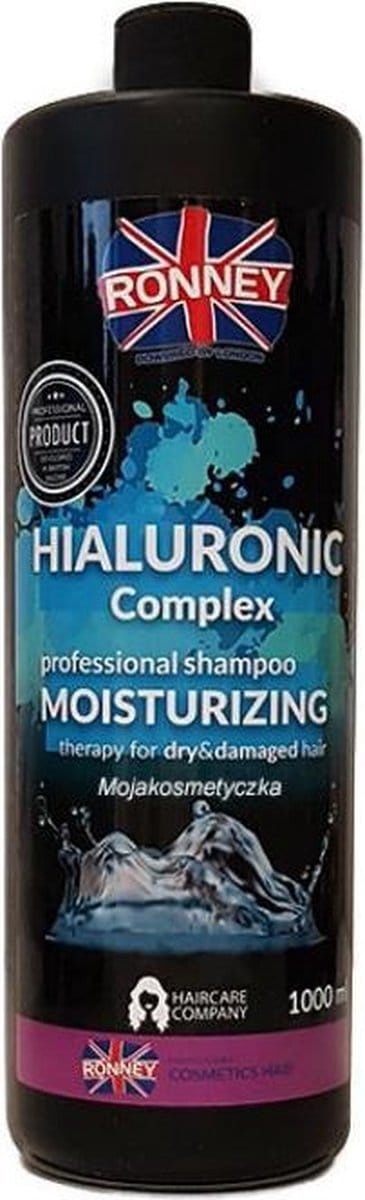 Ronney - Professional Haluronic Complex Moisturizing Shampoo nawilżający szampon do włosów suchych i zniszczonych 1000ml