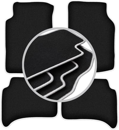 CARLUX-SILVER automatten voor: Kia Sportage I SUV (1995-2004)