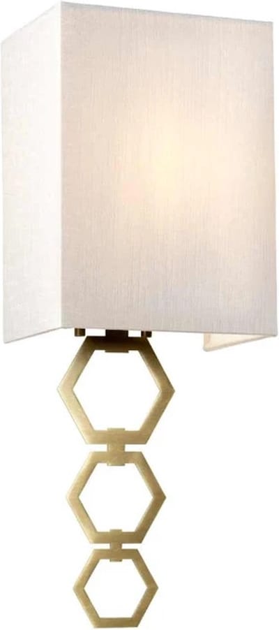 Bohemian Wandlamp - Steady Lighting - Metaal - Bohemian - E27 - L: 12.8cm - Voor Binnen - Woonkamer - Eetkamer - Brons