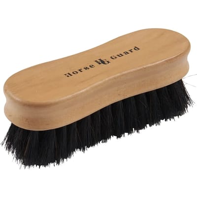 Houten paardenborstel met haren HorseGuard Nature Face