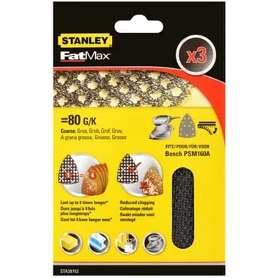 Stanley Schuurpad Fatmax - K80 - Zwart - 3 Stuks