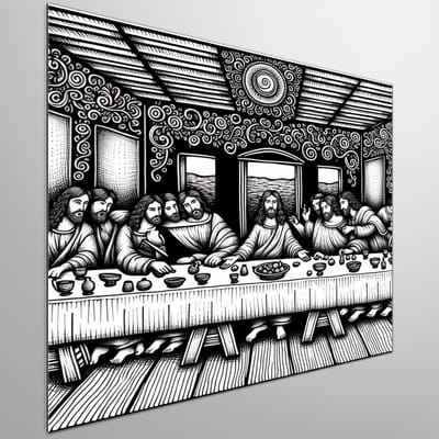 Kunstprint | Wanddecoratie | Dibond | 30 × 30 cm