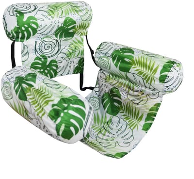 Nivard Luxe Waterhangmat - Luchtbed Zwembad - Luchtmatras Opblaasbaar - Water Hangmat - Aqua Lounge - Lichtgroen
