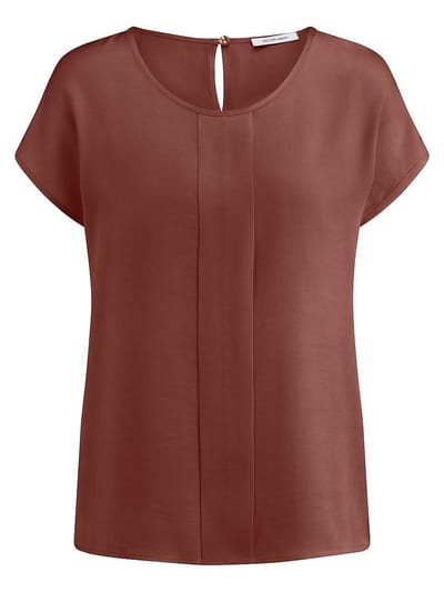 Blouse Van Peter Hahn bruin