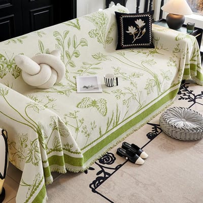 Retro Franse Bankhoes Stof Volledige Hoes Chenille Universeel Licht Luxe High-end Bankkussenhoes voor Alle Seizoenen 180*130cm