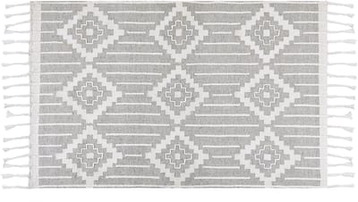TABIAT - Vloerkleed - Wit - 80 x 150 cm - Synthetisch materiaal