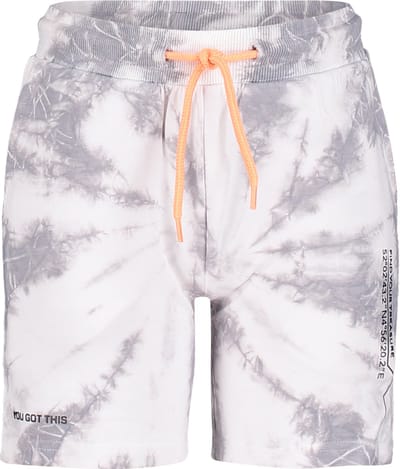 4PRESIDENT Korte Broek Jongens Short - Light Grey Tie Dye - Maat 116
