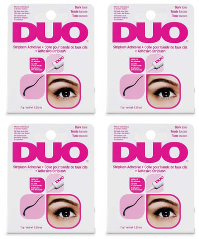 DUO Striplash Lijm - Kunstwimpers - Donker 7g 4-pack