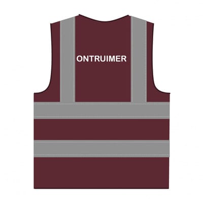 Ontruimer hesje RWS bordeauxrood