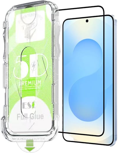 Glass Screenprotector Geschikt voor Samsung Galaxy S22 Plus - Beschermglas met EasyFit Applicator voor eenvoudige Plaatsing - Casemania Full Screen Glazen Screen Protector