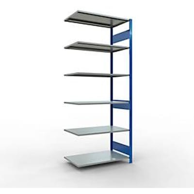 SCHULTE Lagertechnik - Aanbouwsysteem zonder schroeven - 2500x1000x600 mm, type 150 kg
