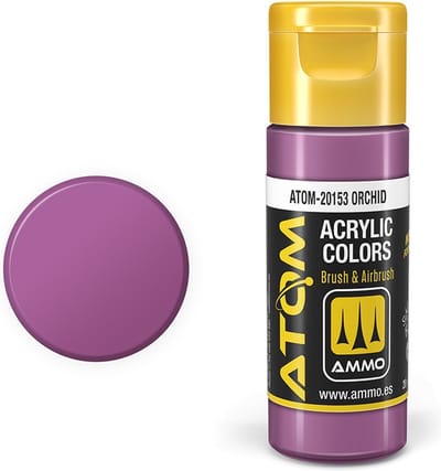 AMMO by Mig Jimenez Hobbyverf Acrylverf - MIG 20153 ATOM - Orchid - Acryl - 20ml Verf flesje - 20 ml