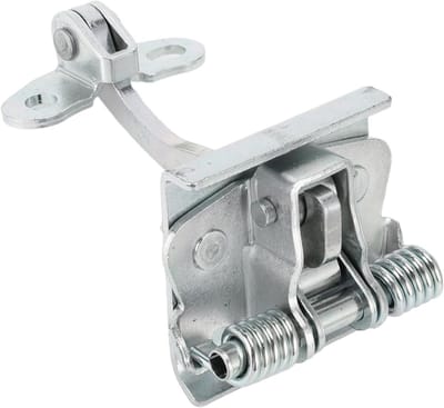 Deurcontrolebeugel - Deurstop arm - Deur open houden - Metaal met coating - 1 stuk - Zilverkleurig