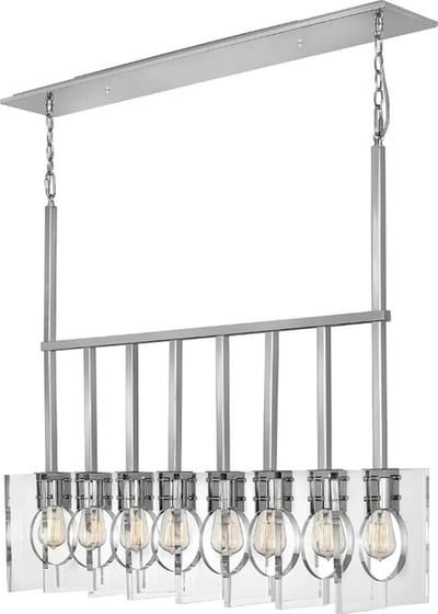 Lisa McDennon by Hinkley LED Hanglamp Ludlow | 8X E27 Max 60W | Dimbaar | Polished Nickel