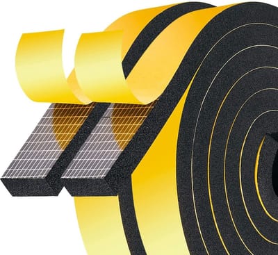 Dichte Tape 25 mm x 4 m voor Deuren en Ramen, Geluiddicht, Waterdicht en Stofdicht, Ideaal tegen Koude Tocht