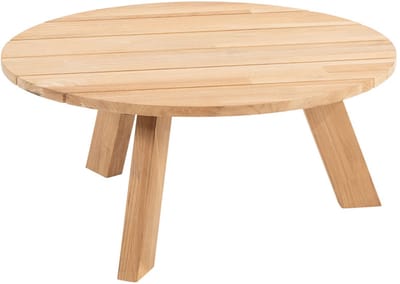 4 Seasons Outdoor Cosmic loungetafel Ø78 cm antractiet - teak