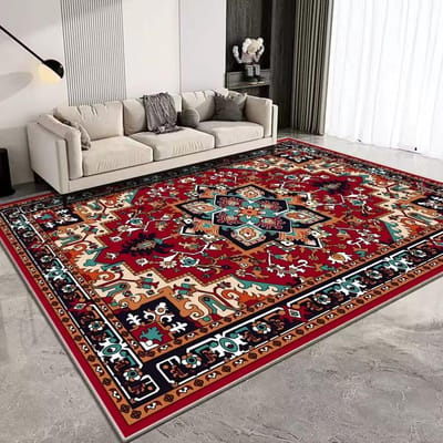 Perzisch Retro Groot Woonkamer Tapijt Boho Decoratie Huis Sofa Vloerkleden 200x300 Cm Hal Salontafels Gemakkelijk Schoon te Maken Vloermatten 60*90cm