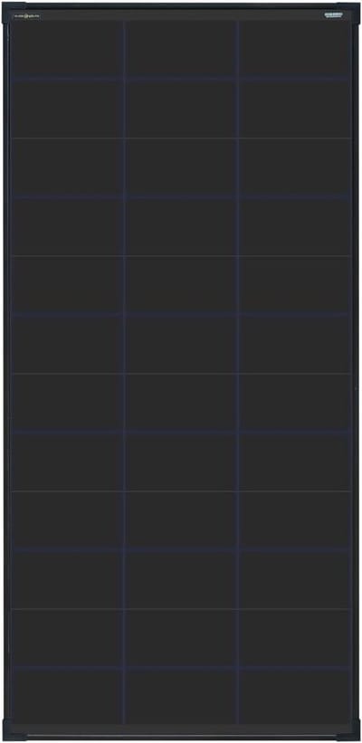 Zonnepaneel - Zonne-energie module - Energie opwekken - 25% hoog rendement - 119x58cm - Full Black