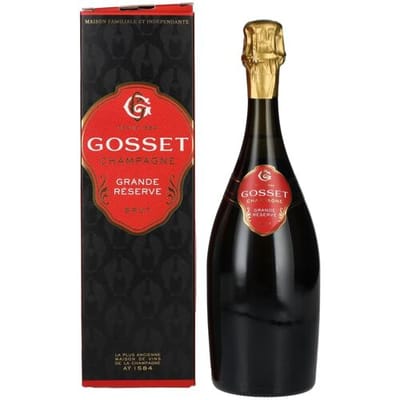 Gosset Champagne Grande Réserve Brut 12% Vol. 0,75l in geschenkverpakking
