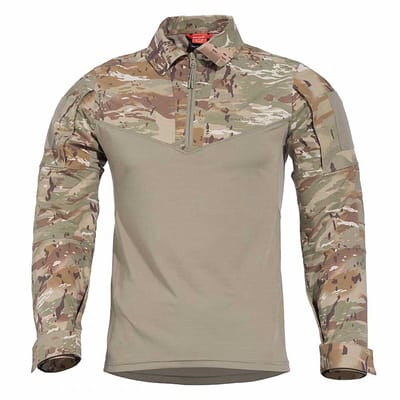 Pentagon Ranger Tac Fresh T-shirt Met Lange Mouwen Beige 2XL Man