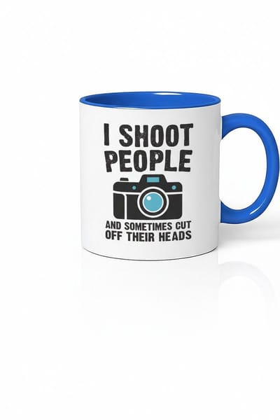 I Shoot People Mok - Funny Fotograaf Koffiemok