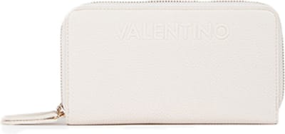 VALENTINO Portemonnee Rised Re Zip Around Wallet Ecru Crème