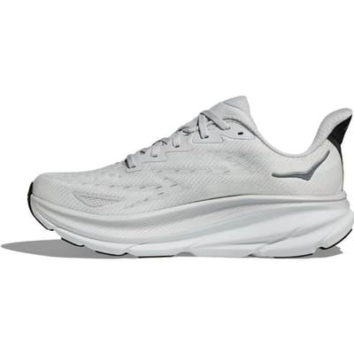 HOKA Clifton 9 Nimbus Cloud Steel Wool Heren Sneakers Wit 1127895-NCSW 40 white