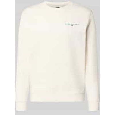 Regular Fit sweatshirt van katoenmix model 'LINEAR CREW'