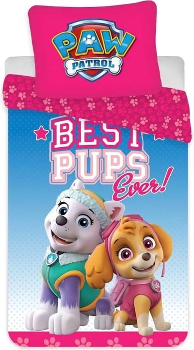 Paw Patrol peuterdekbedovertrek Best Pups 100 x 135 cm Katoen