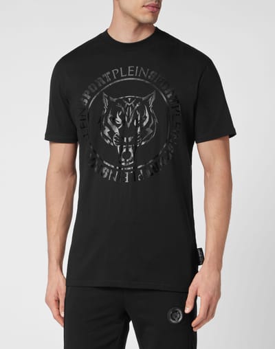 T-Shirt Ronde Hals Carbon Tiger