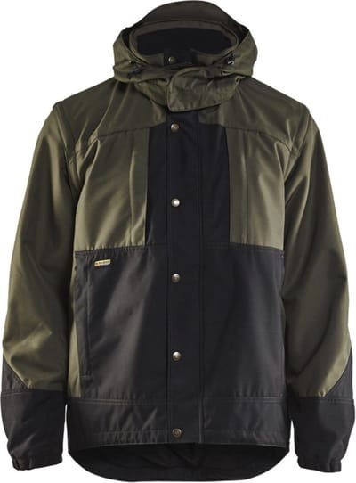 Blåkläder 4854-1977 Garden jas Ongevoerd Army Groen/Zwart maat XL