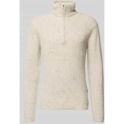 Gebreide pullover met ribboorden