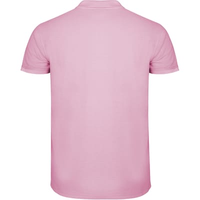 Roly Heren Ster Poloshirt (Lichtroze)