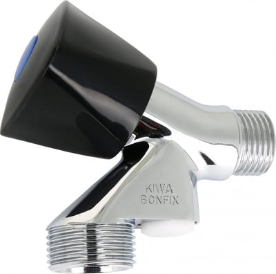 BONFIX 70487 Beluchterkraan met keerklep en zwarte knop