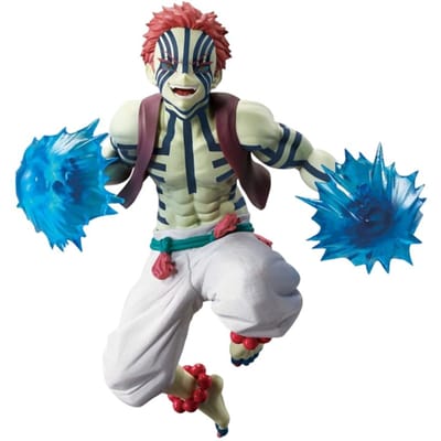 19cm Anime Figuur Demon Slayer Figuren Slayer Akaza Poppetje Figuur Krijger Actiefiguur Figuur Speelgoed Anime Figuur Figuur Auto Poppetje gray
