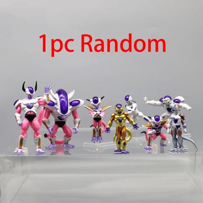 Willekeurig één stuk Dragon Ball Z Frieza PVC Actiefiguur Collectie Model Speelgoed 8-12cm gray