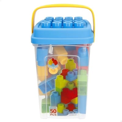 Bouwpakket met 50 maxi-bouwstenen voor kinderen