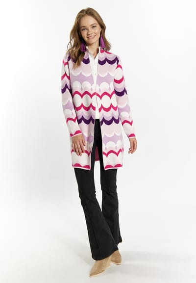 IZIA Vest Dames Roze Veelkleurig