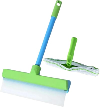 Silicone Trekker - Reinigingsgereedschap - Gladde Oppervlakken - Duurzaam Flexibel Materiaal - 30x17x7.5 cm - Groen