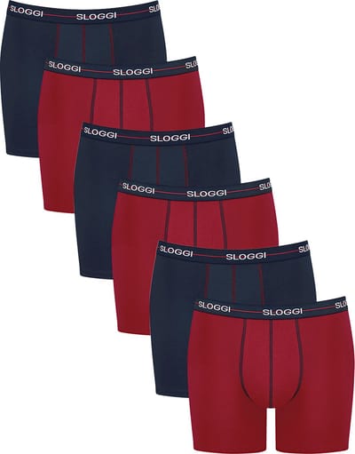 sloggi Heren retro short / pant 6 pack Start