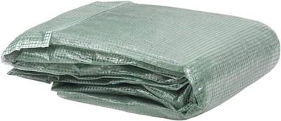 Vervangende Kashoes - Tuinkast Cover - Planten Beschermen - Zwaarder PE Materiaal - 200x450x200 cm - Groen