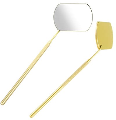 Vierkante wimperinspectiespiegel - Multifunctioneel oogmake-up en tandheelkundig onderzoekstool