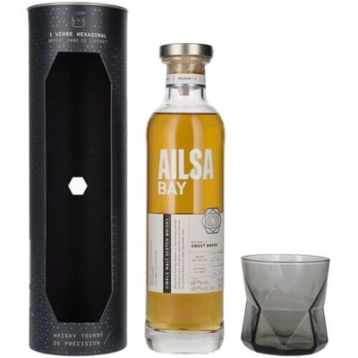 Ailsa Bay SWEET SMOKE Single Malt Scotch Whisky Release 1.2 48,9% Vol. 0,7l in geschenkverpakking met Glas